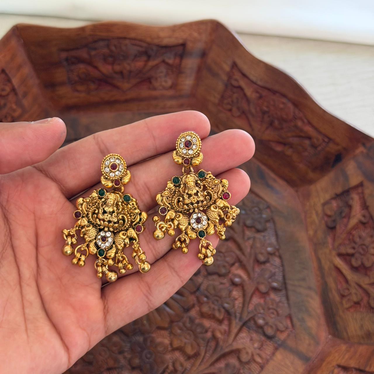 Double Lakshmi Necklace AN153 Anvika Jewels