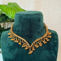 Gold Antique Choker Set AN155 Anvika Jewels