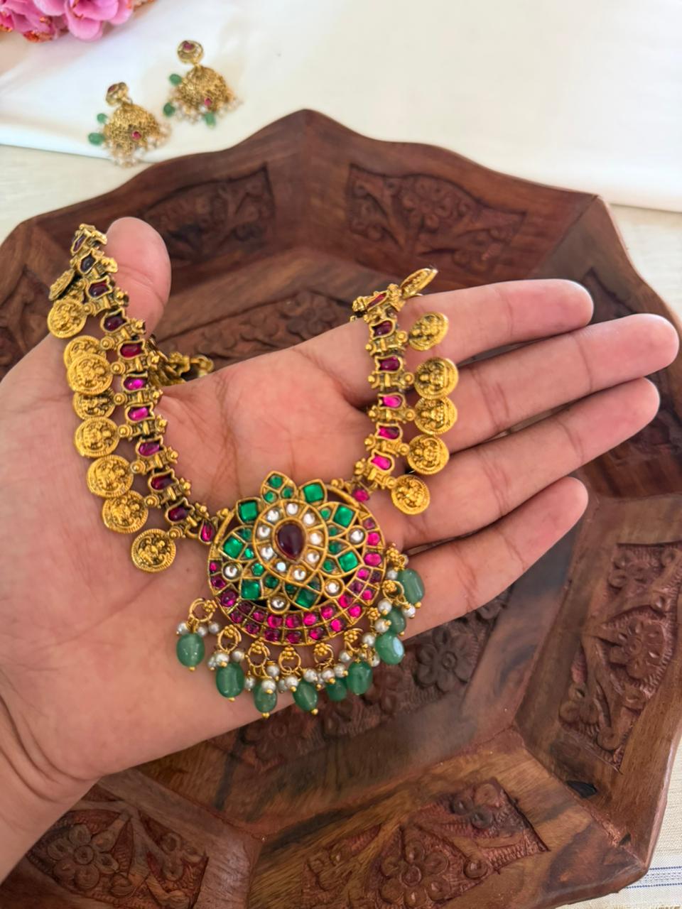 Premium Lakshmi Coin Haram LH20 Anvika Jewels