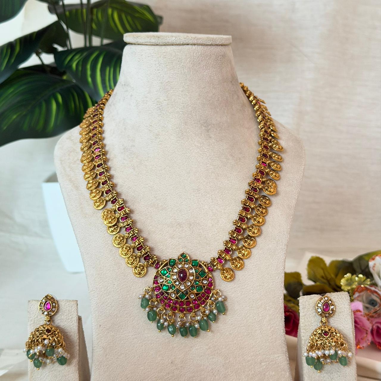 Premium Lakshmi Coin Haram LH20 Anvika Jewels