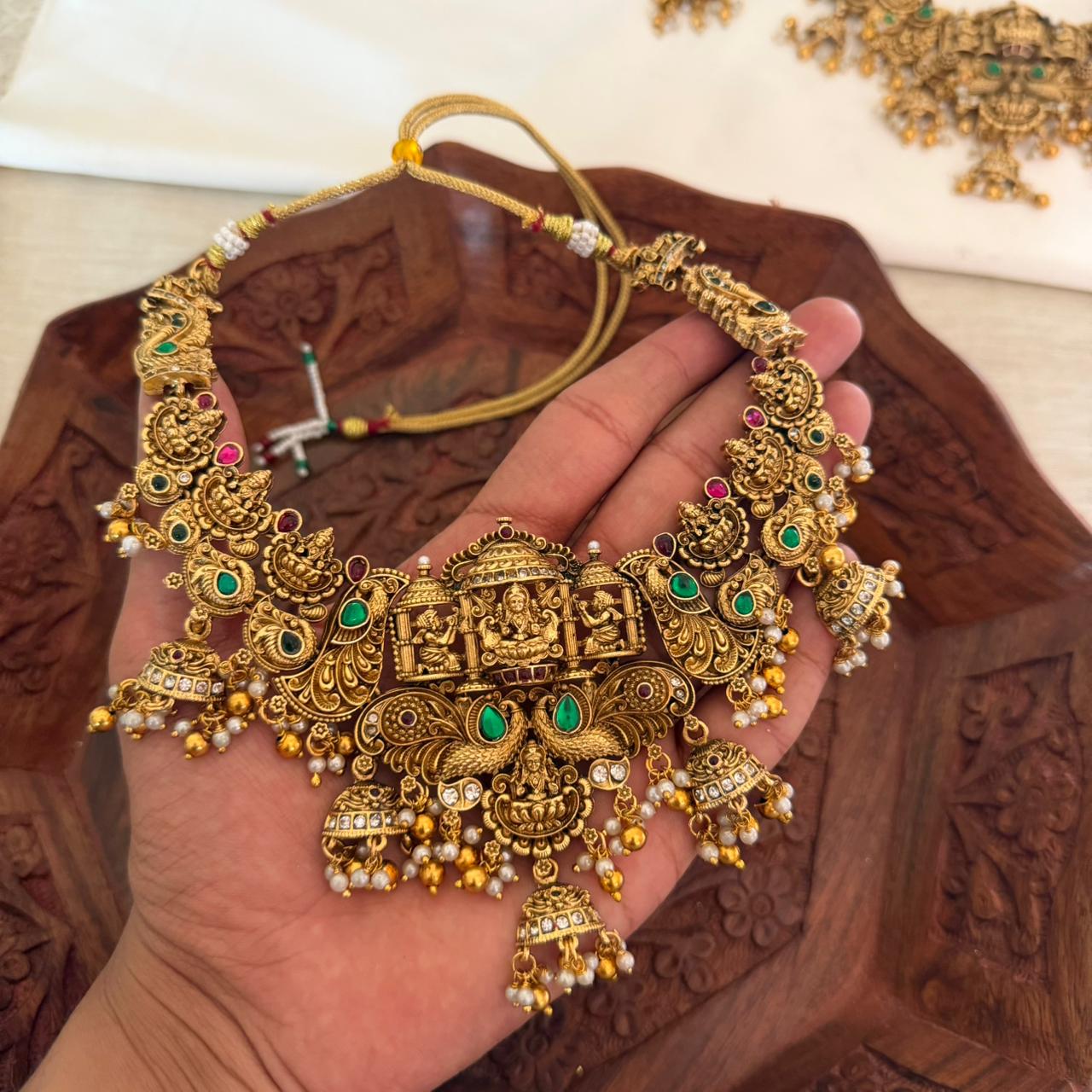 remium Temple Bridal Set CS29 Anvika Jewels