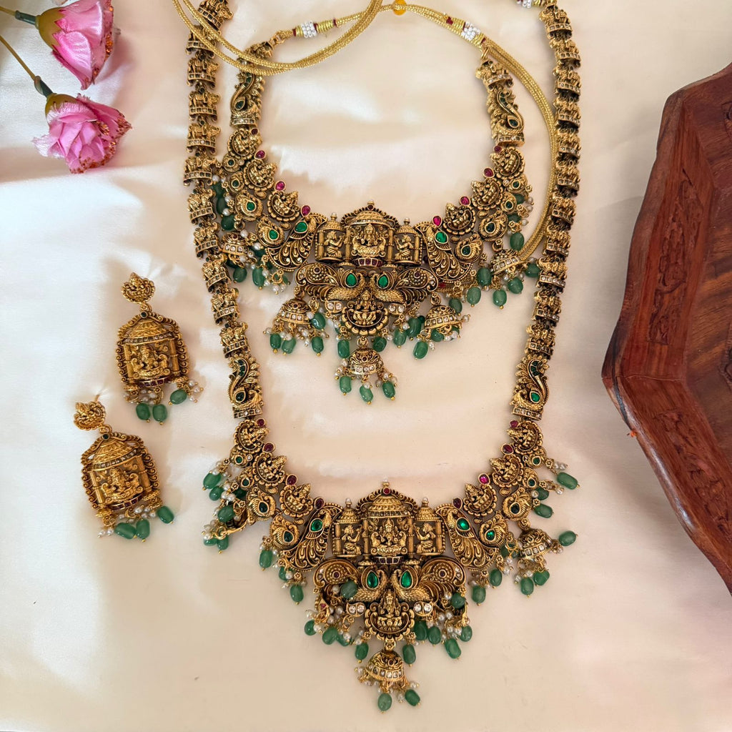 Premium Emerald Bridal Set CS30 Anvika Jewels