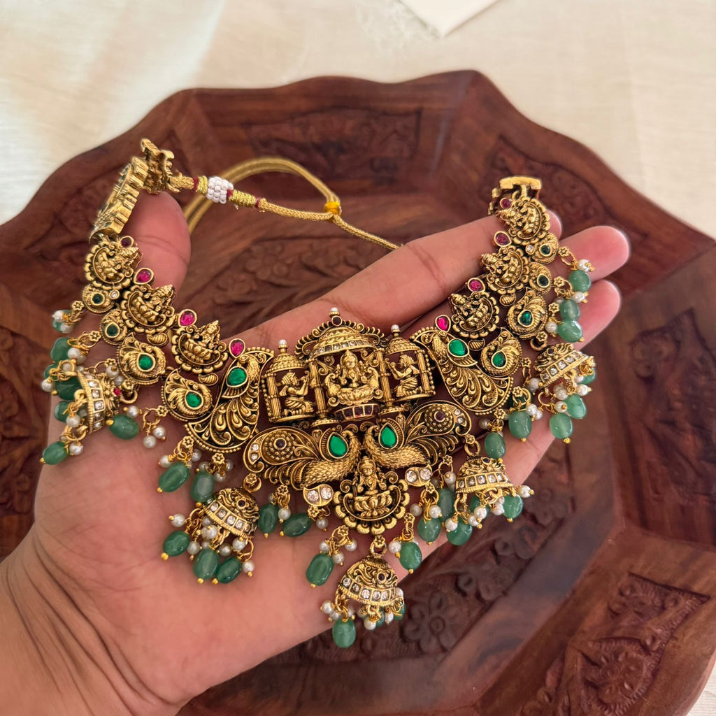 Premium Emerald Bridal Set CS30 Anvika Jewels