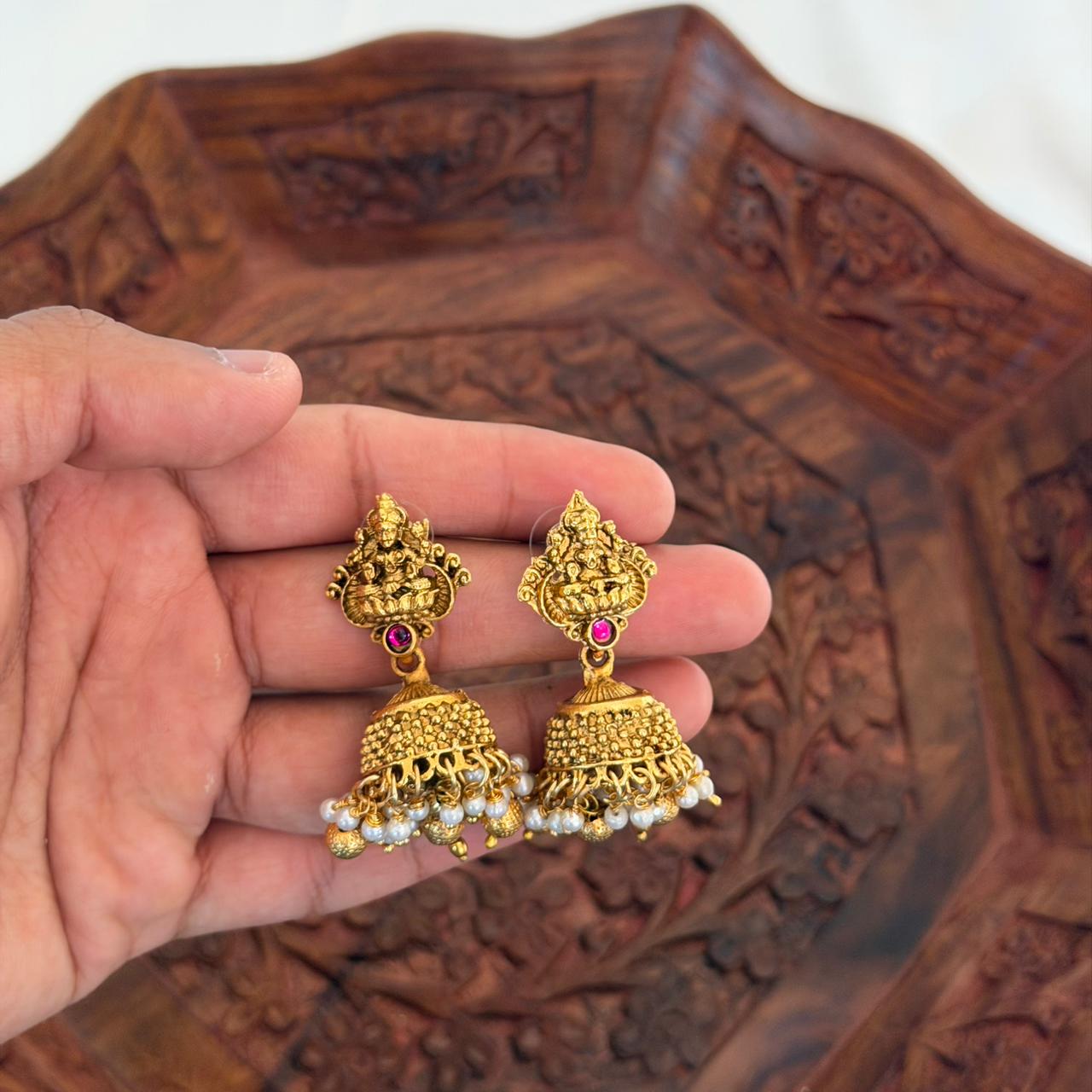 Antique Lakshmi Temple Necklace Anvika Jewels