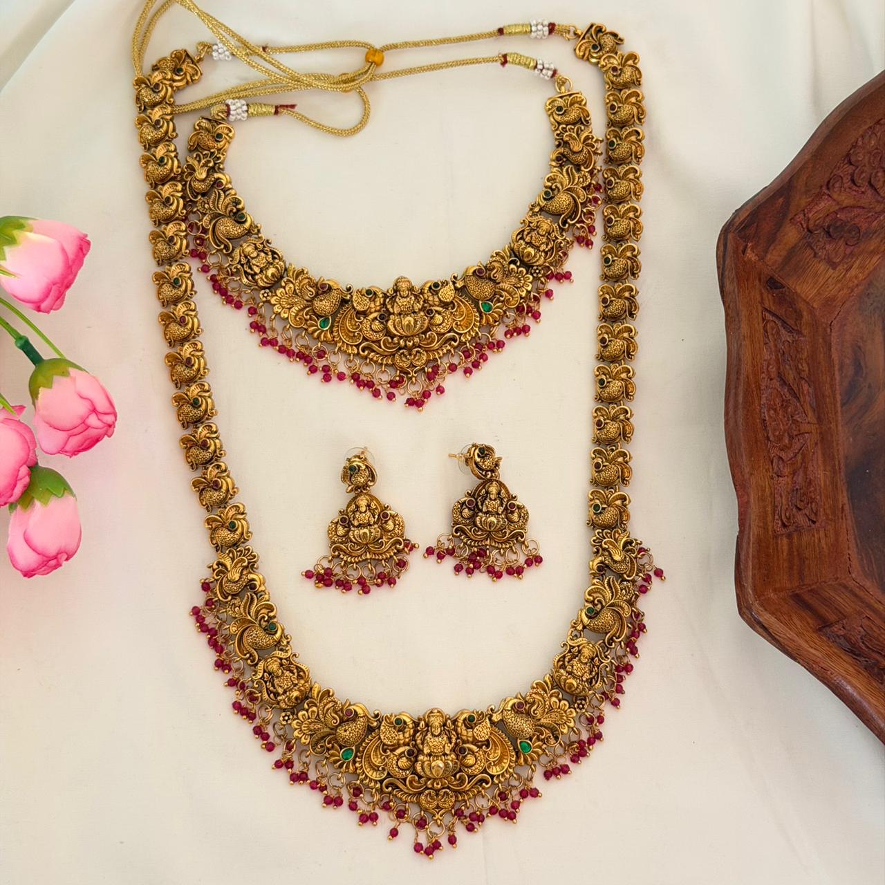 Antique Lakshmi Bridal Set CS32 Anvika Jewels