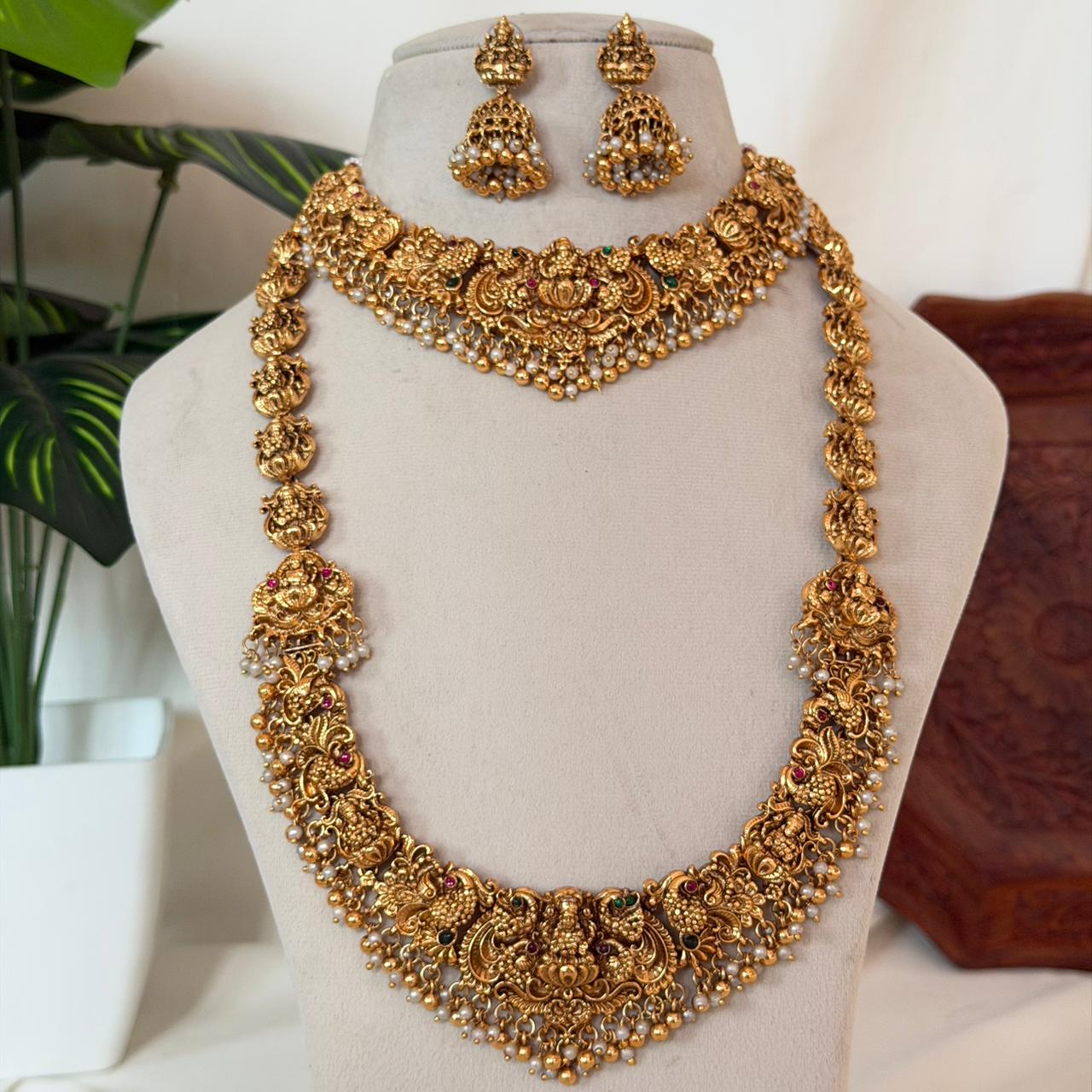 Antique Lakshmi Bridal Set CS33 Anvika Jewels