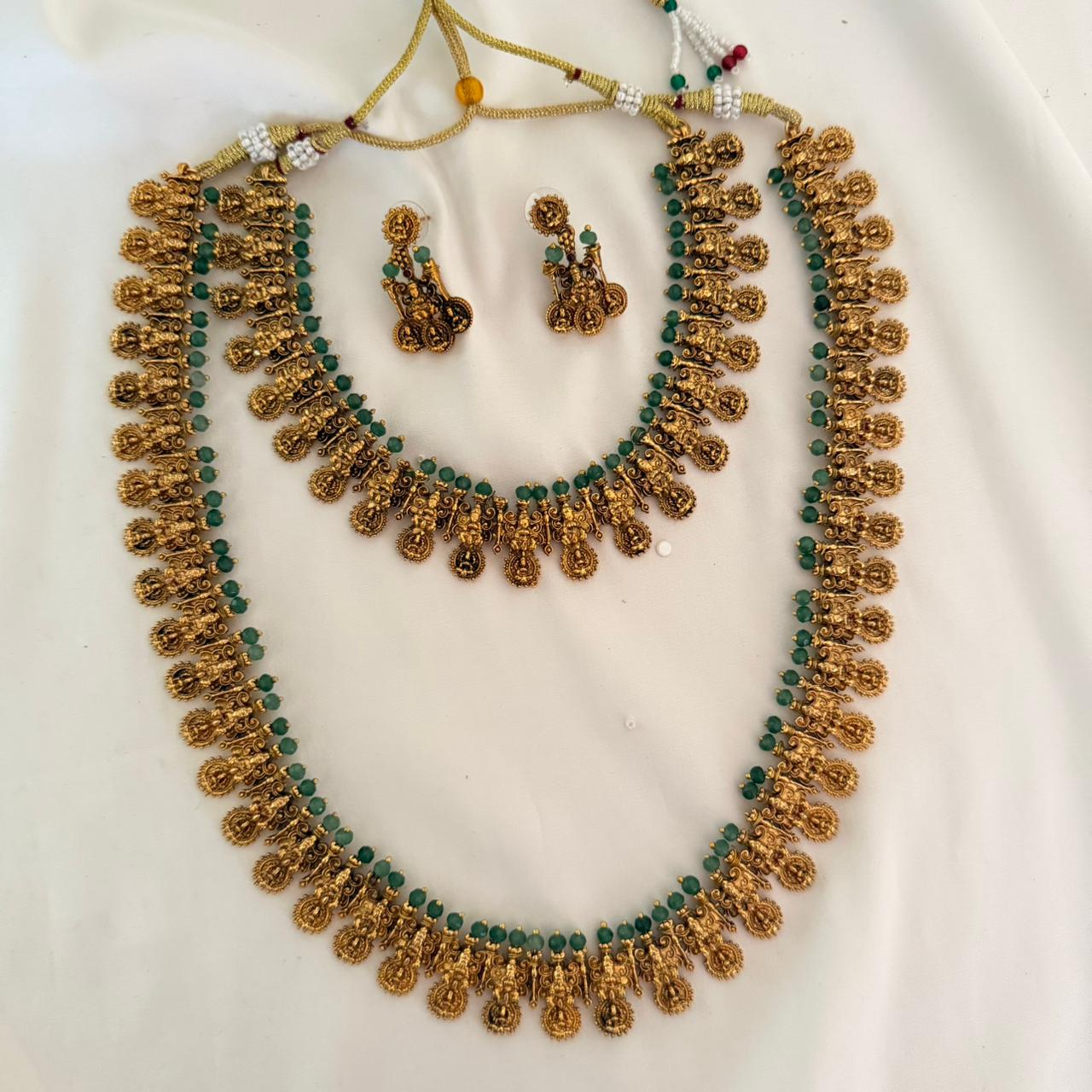 Antique Lakshmi Coin Combo Set CS34 Anvika Jewels