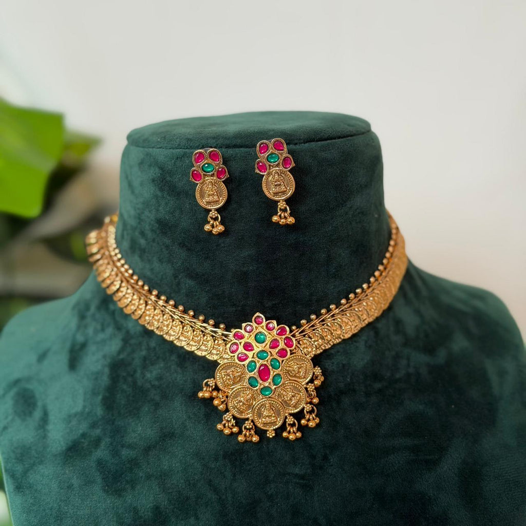 Antique 3-in-1 Changeable Necklace AN168 Anvika Jewels