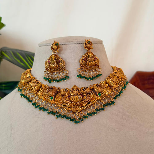 Antique Lakshmi Choker AN1169 Anvika Jewels